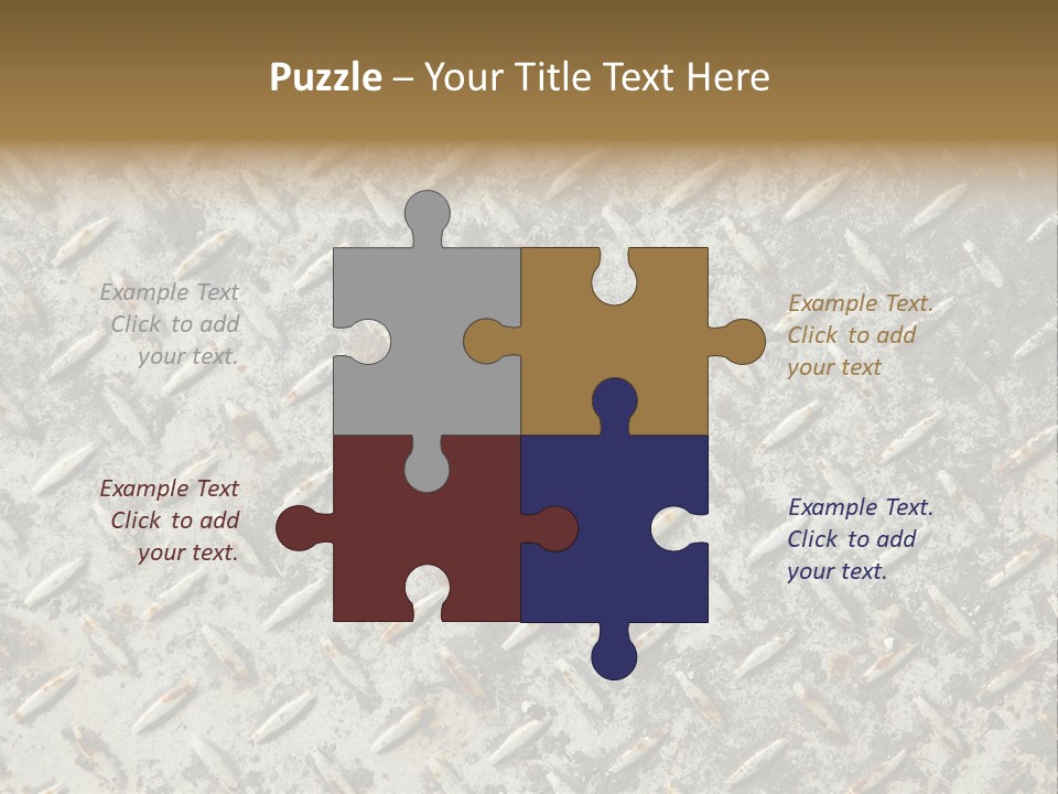 Fallen Decay Close Up PowerPoint Template