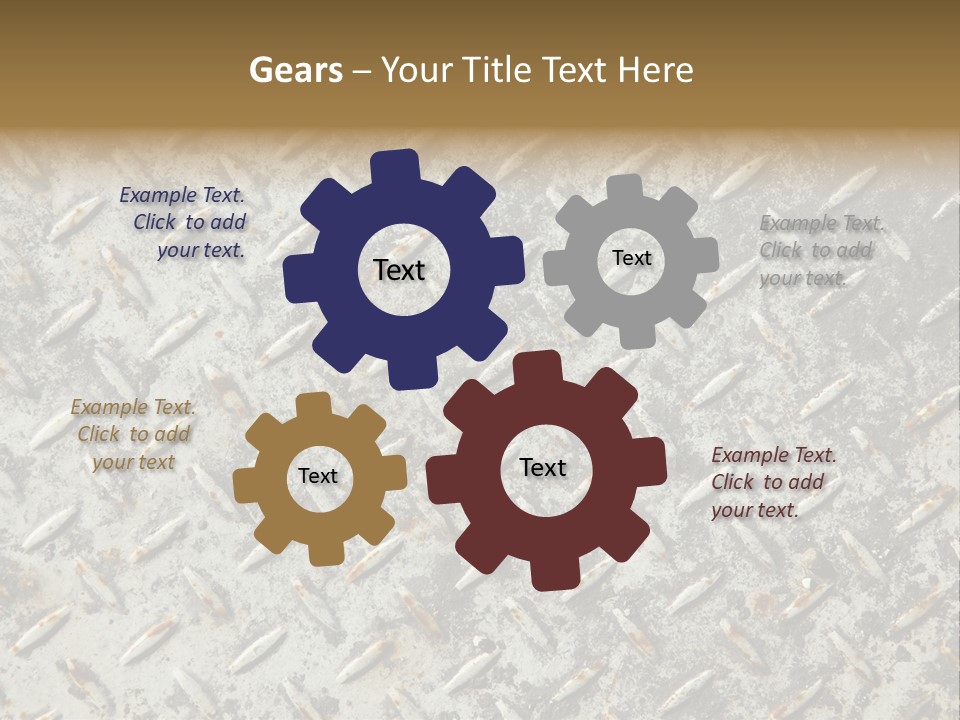 Fallen Decay Close Up PowerPoint Template