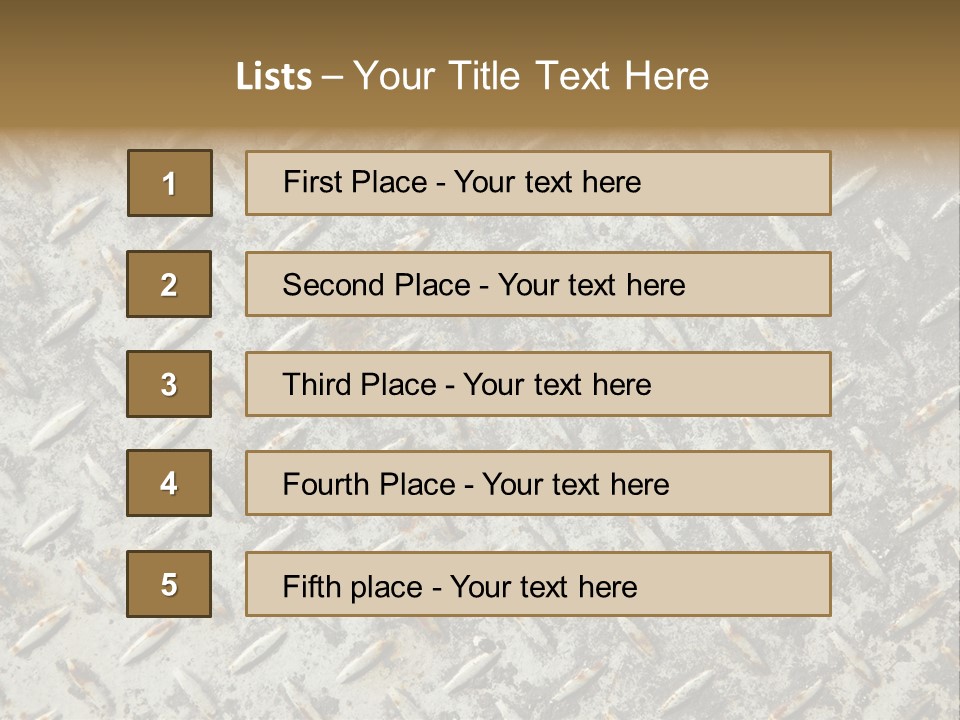 Fallen Decay Close Up PowerPoint Template