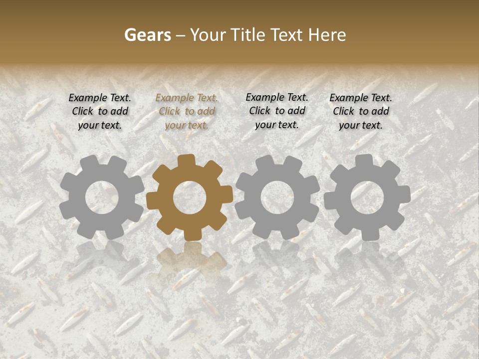 Fallen Decay Close Up PowerPoint Template