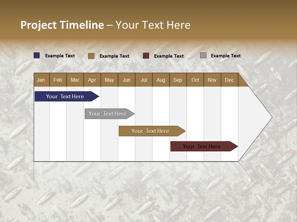 Fallen Decay Close Up PowerPoint Template