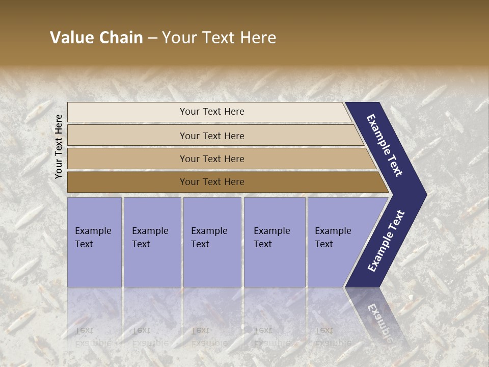 Fallen Decay Close Up PowerPoint Template