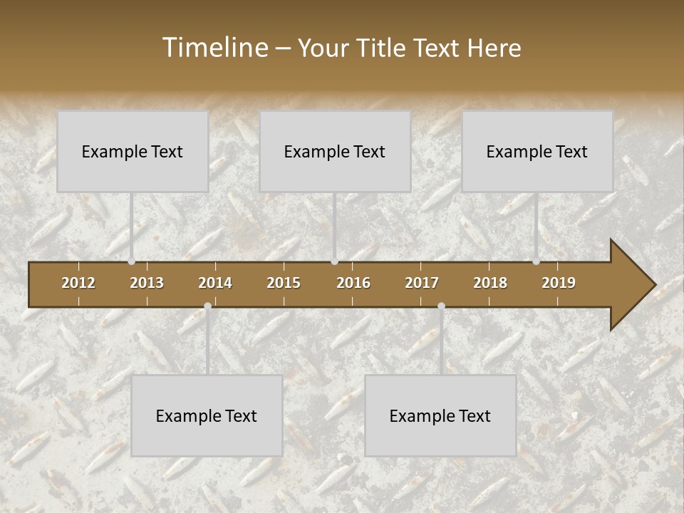 Fallen Decay Close Up PowerPoint Template
