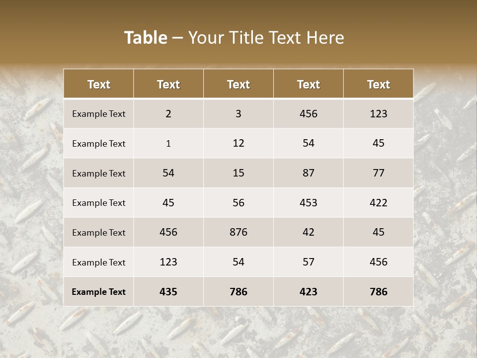 Fallen Decay Close Up PowerPoint Template