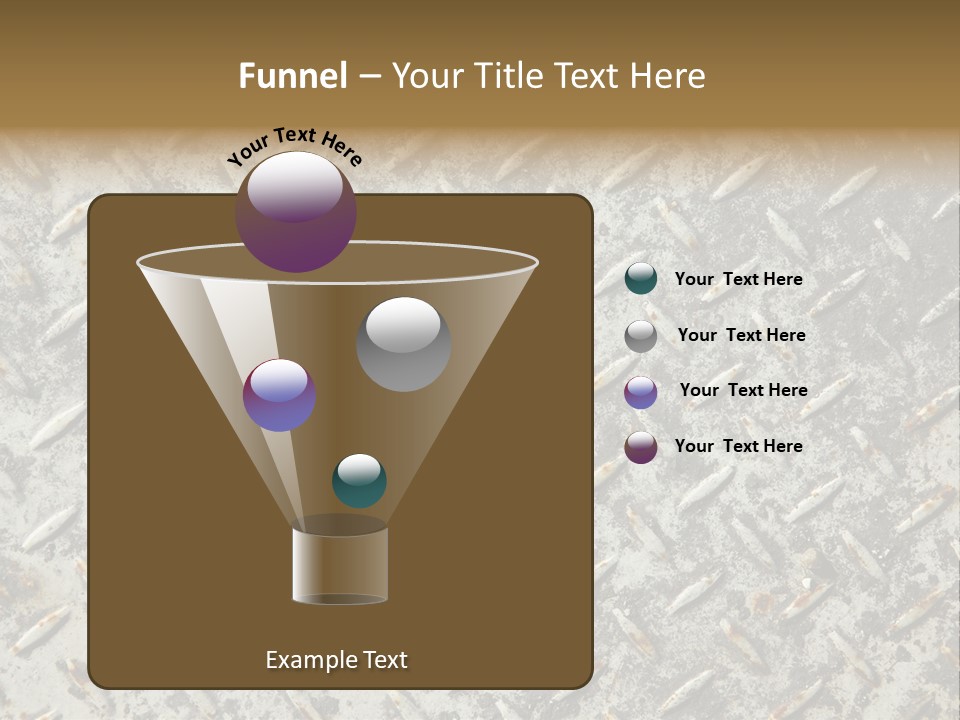 Fallen Decay Close Up PowerPoint Template