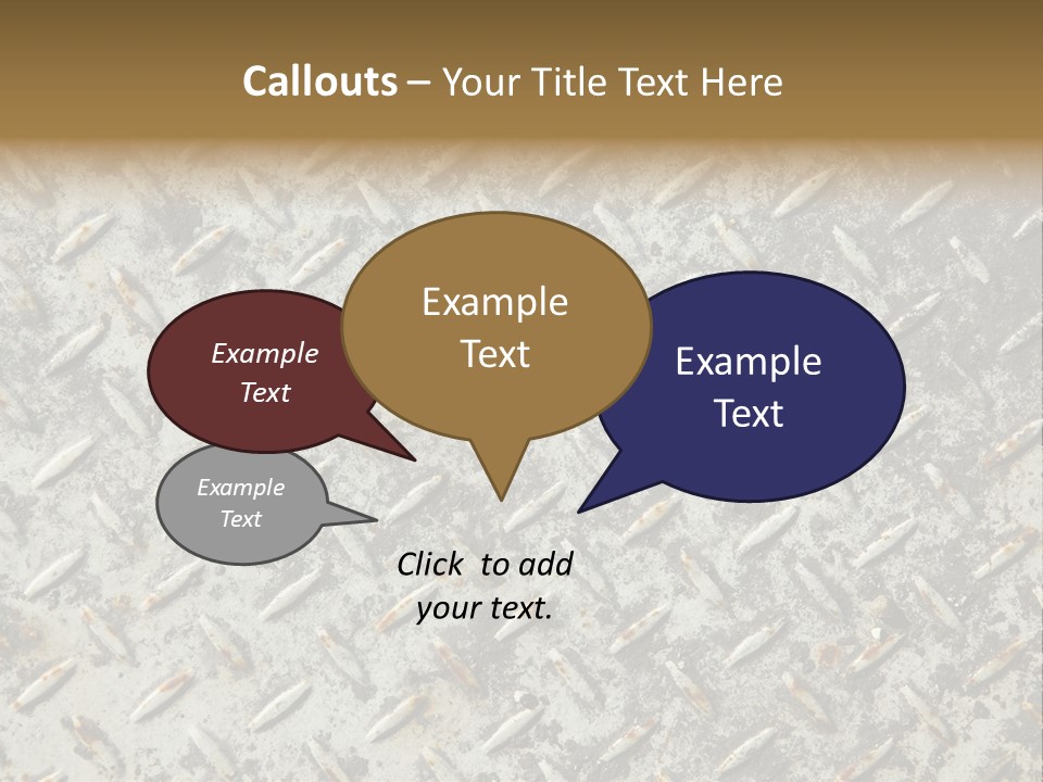 Fallen Decay Close Up PowerPoint Template
