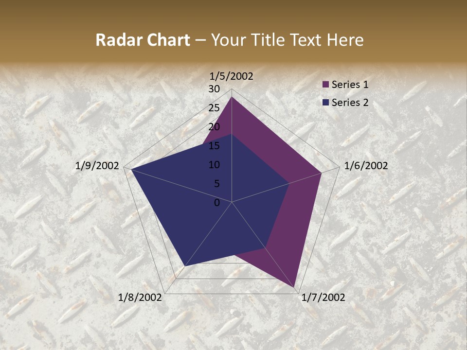 Fallen Decay Close Up PowerPoint Template
