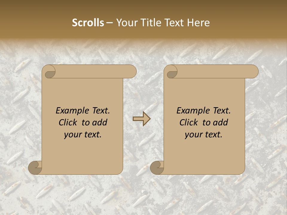 Fallen Decay Close Up PowerPoint Template