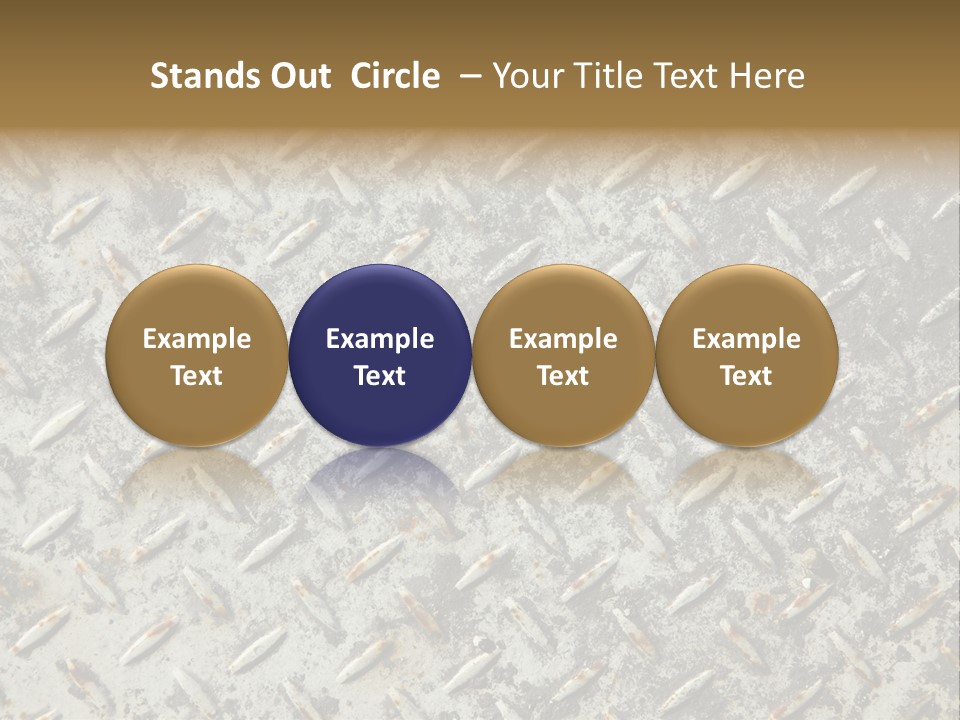 Fallen Decay Close Up PowerPoint Template