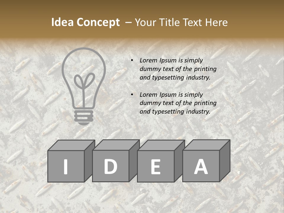 Fallen Decay Close Up PowerPoint Template