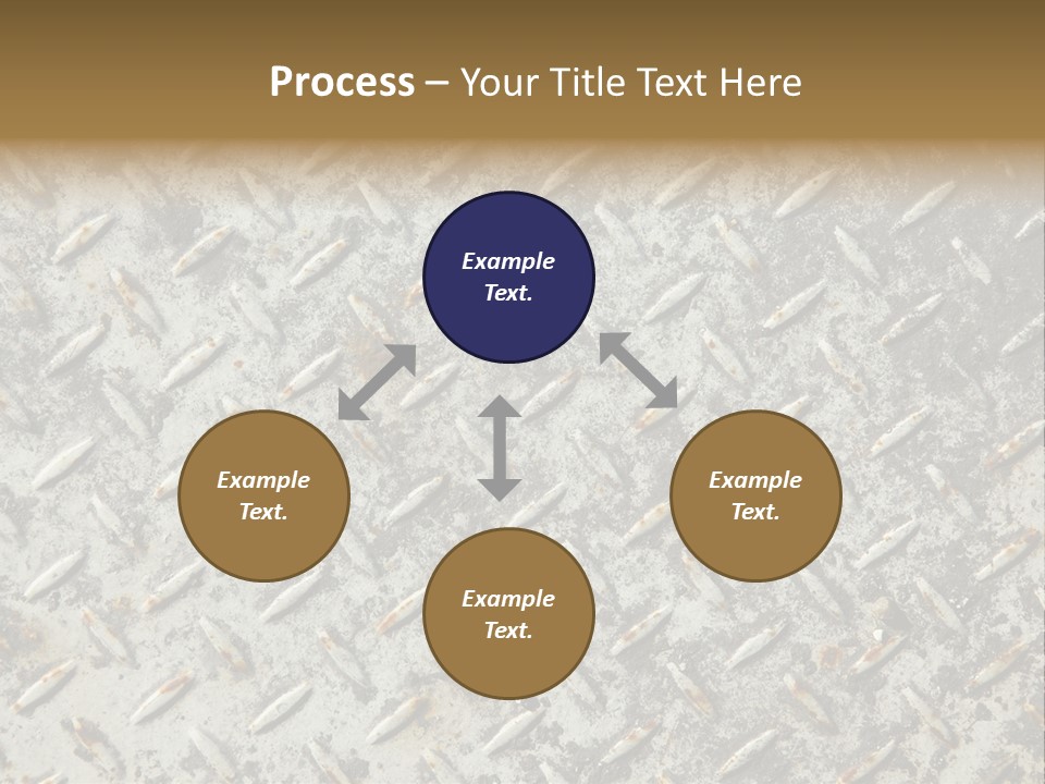 Fallen Decay Close Up PowerPoint Template