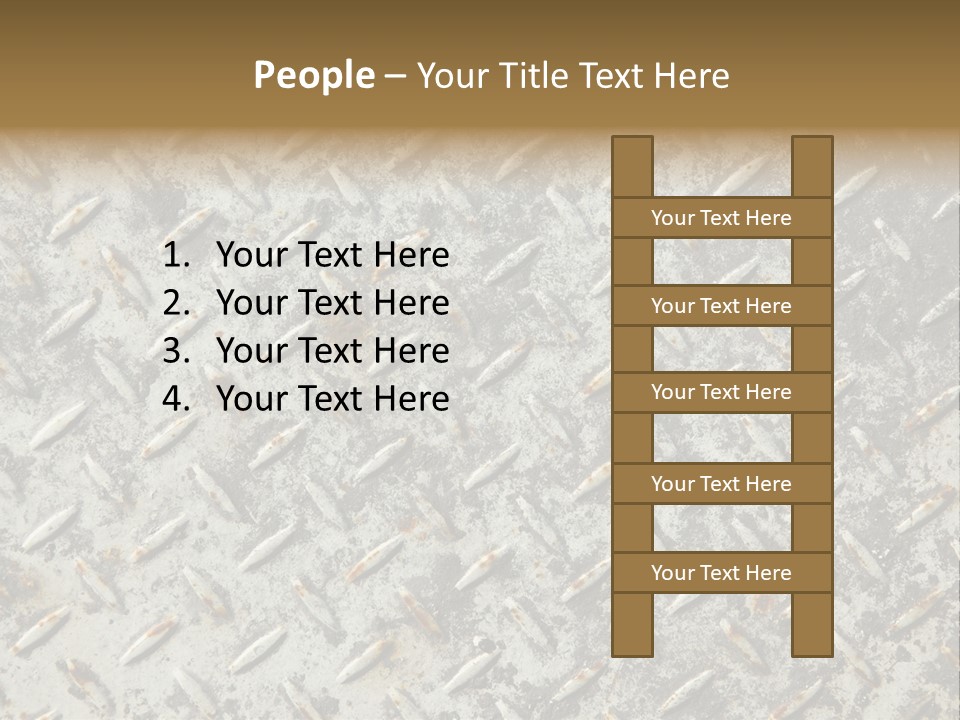 Fallen Decay Close Up PowerPoint Template