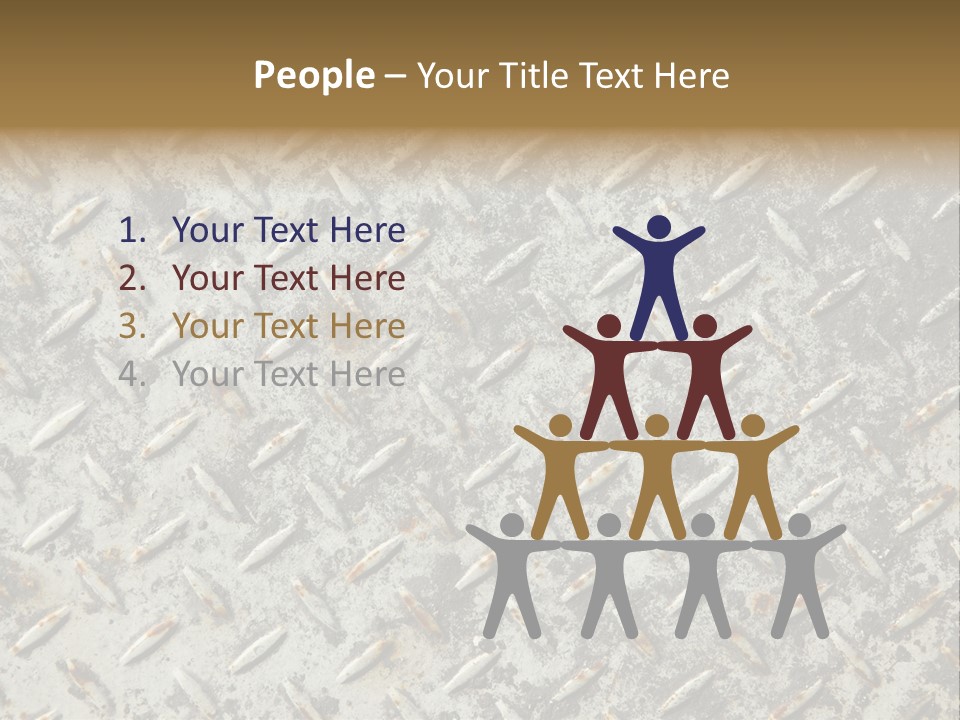 Fallen Decay Close Up PowerPoint Template