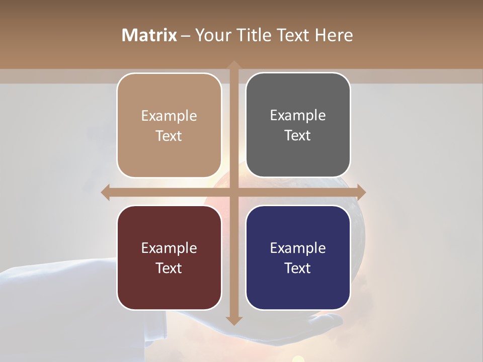 Travel Hand Growth PowerPoint Template