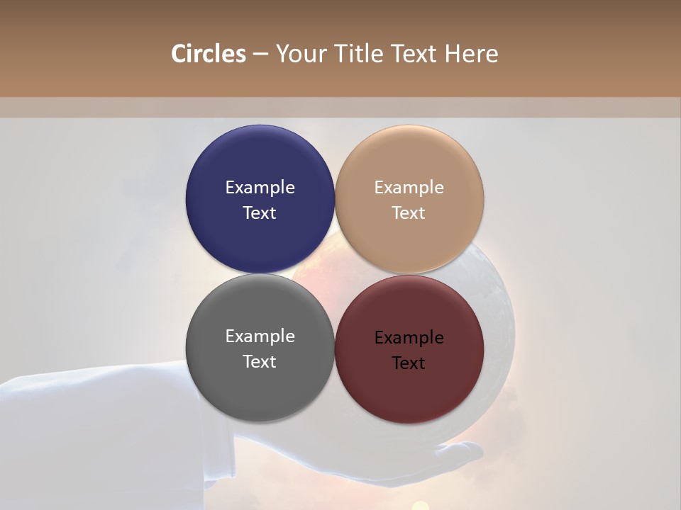 Travel Hand Growth PowerPoint Template