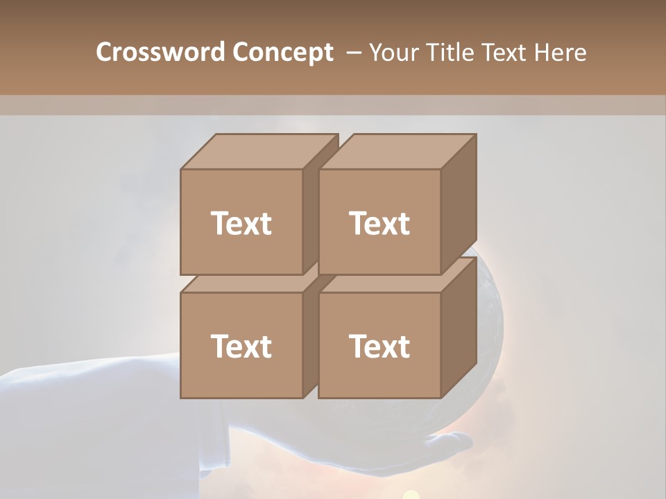 Travel Hand Growth PowerPoint Template