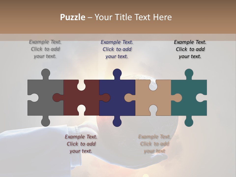 Travel Hand Growth PowerPoint Template