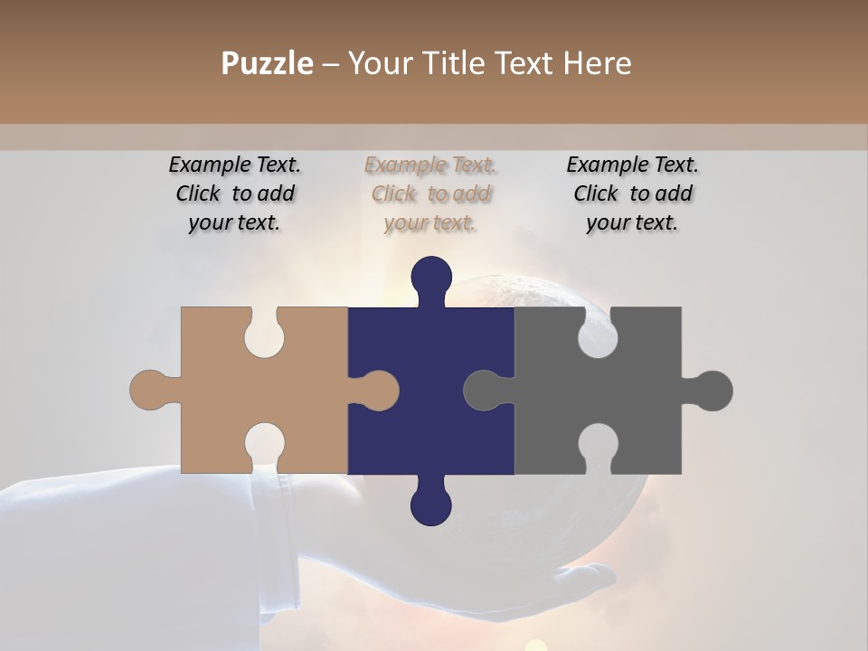 Travel Hand Growth PowerPoint Template