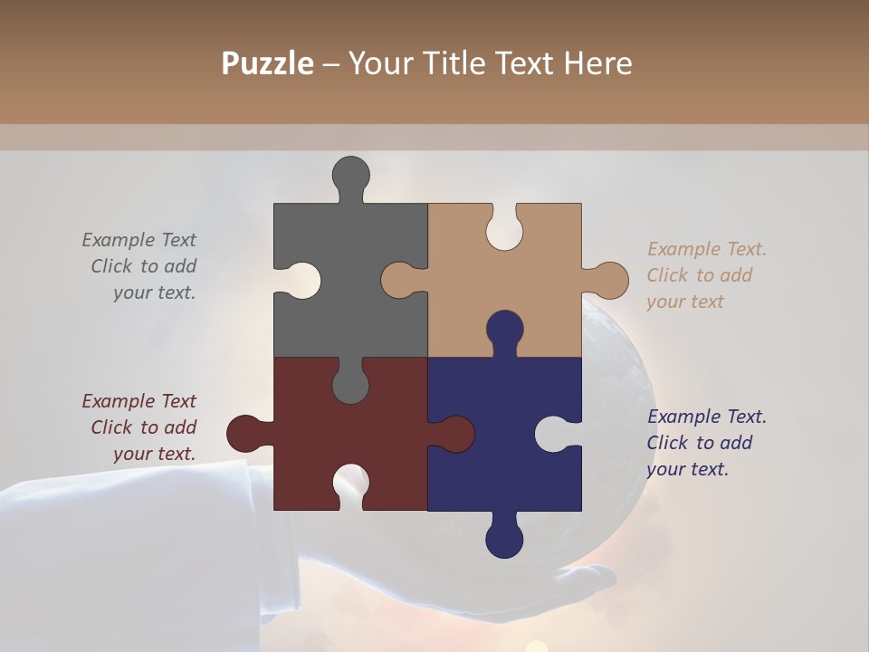 Travel Hand Growth PowerPoint Template