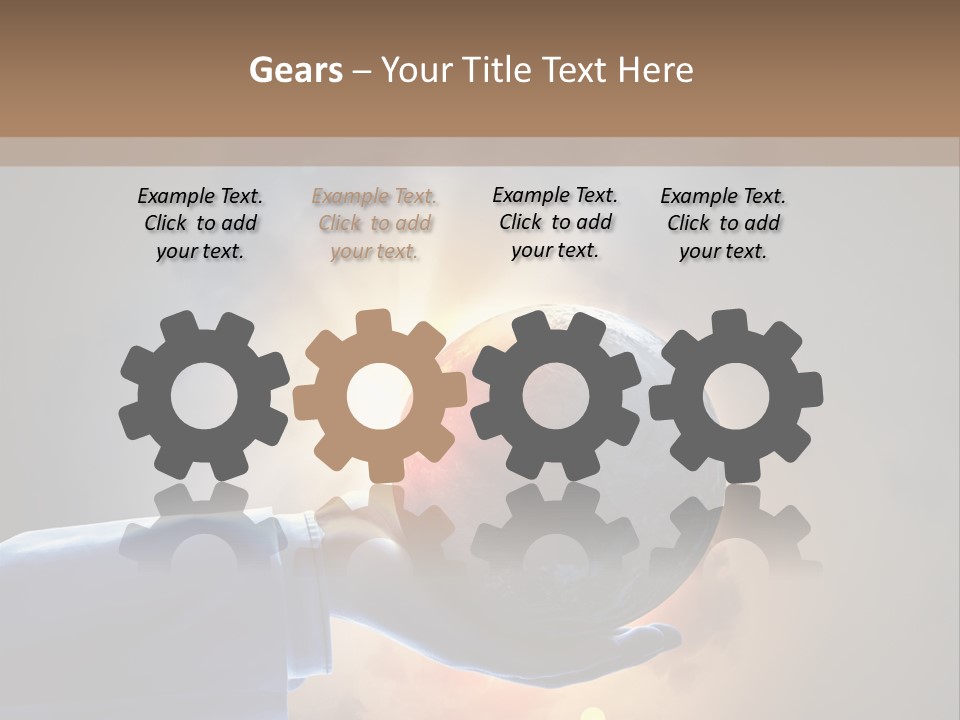 Travel Hand Growth PowerPoint Template