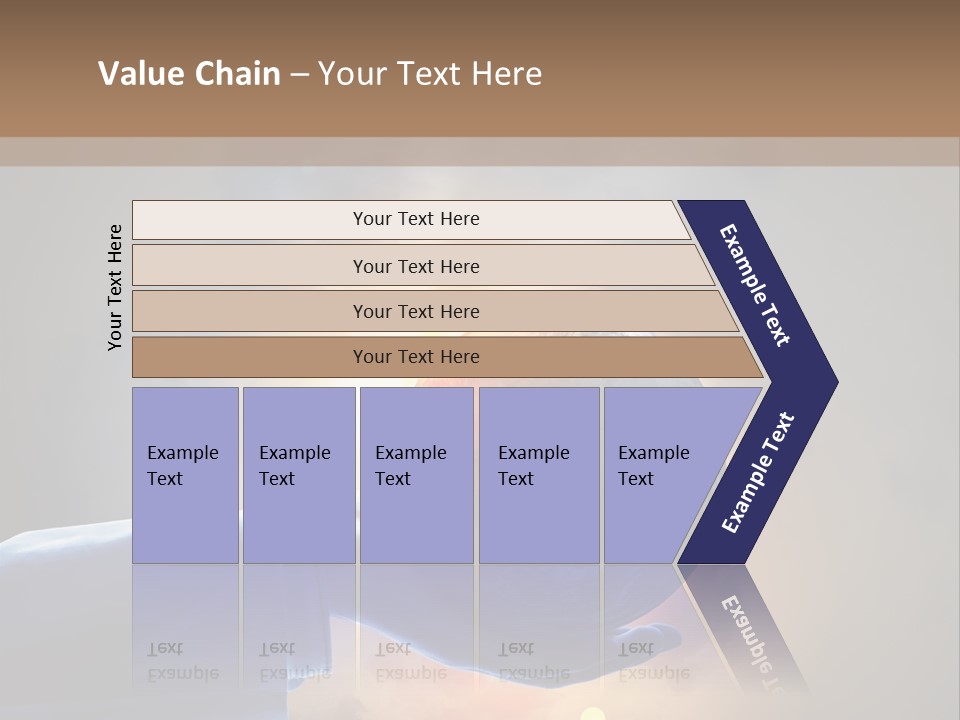 Travel Hand Growth PowerPoint Template