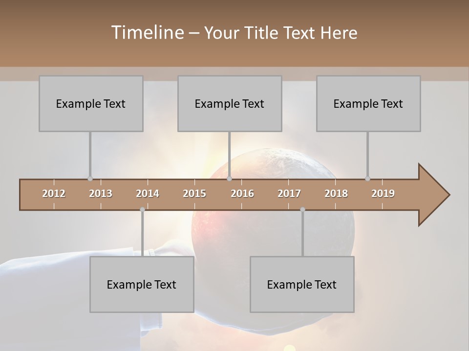 Travel Hand Growth PowerPoint Template
