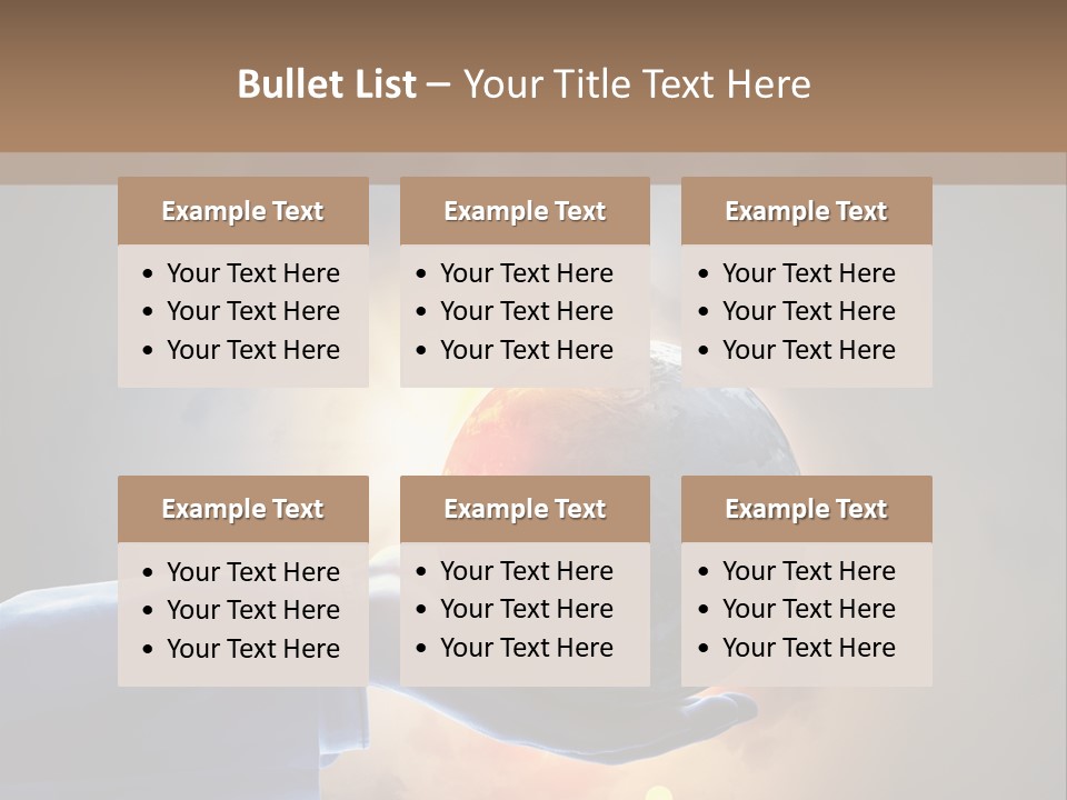 Travel Hand Growth PowerPoint Template