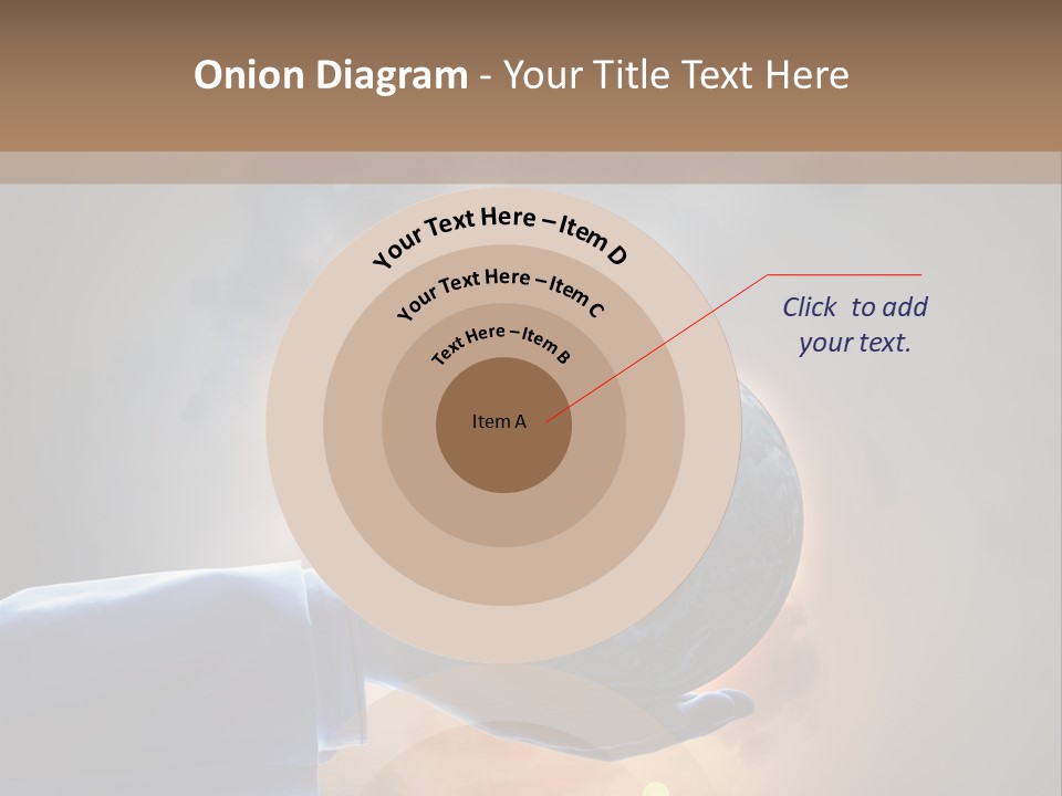 Travel Hand Growth PowerPoint Template