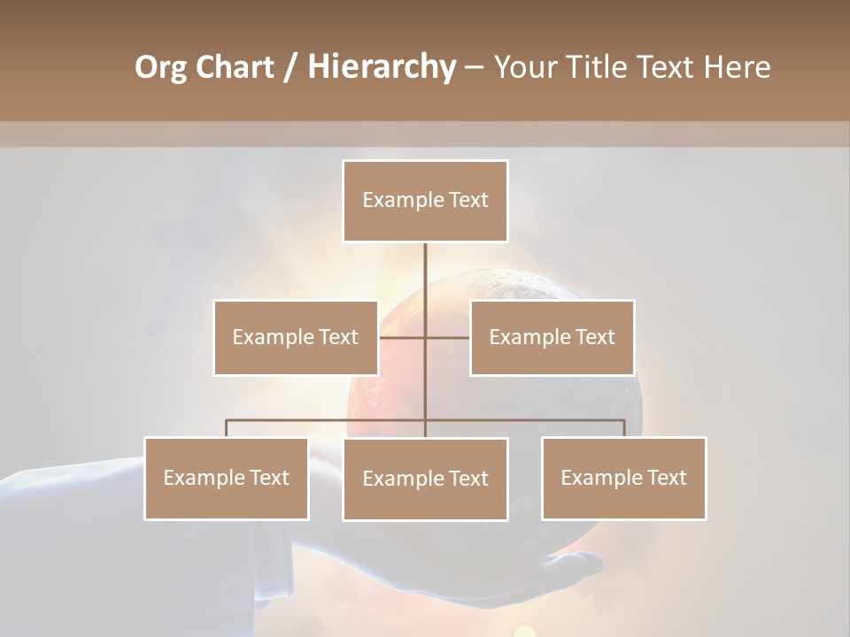 Travel Hand Growth PowerPoint Template
