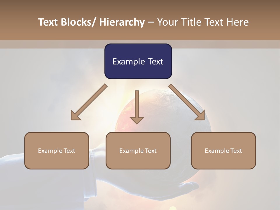 Travel Hand Growth PowerPoint Template