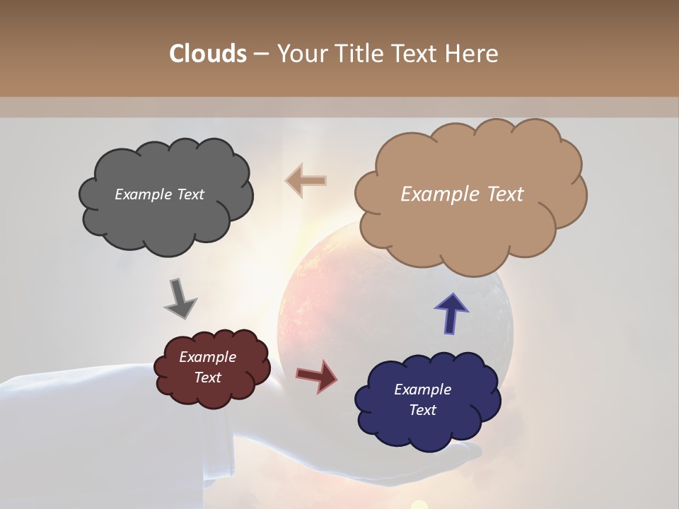 Travel Hand Growth PowerPoint Template
