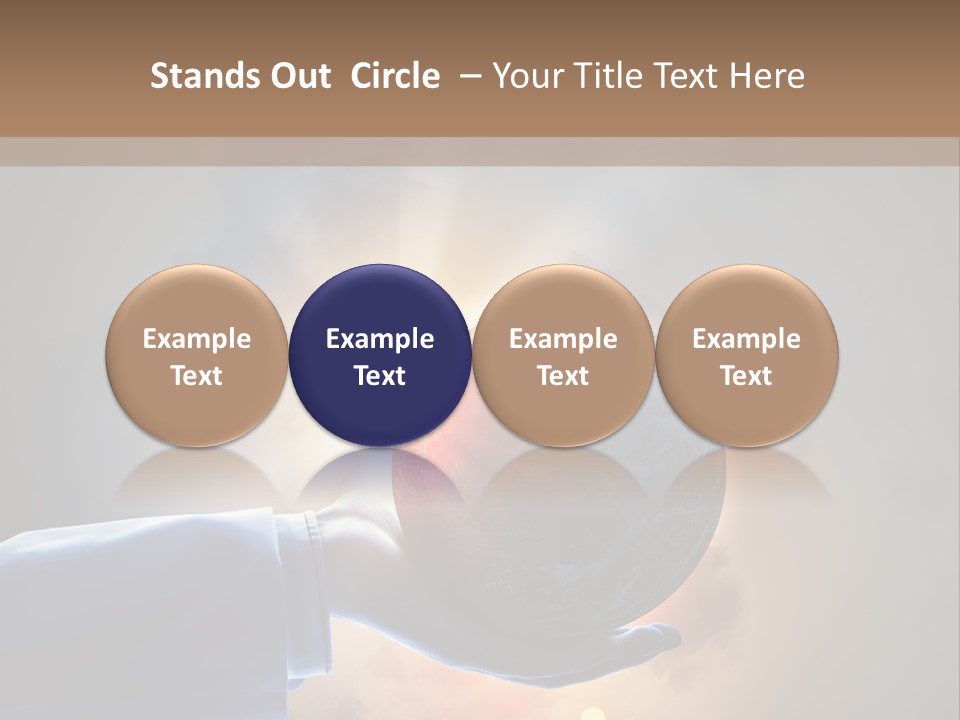 Travel Hand Growth PowerPoint Template