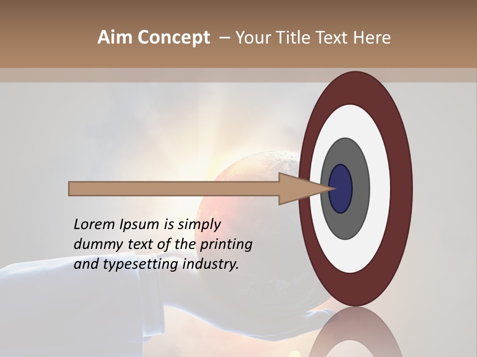 Travel Hand Growth PowerPoint Template