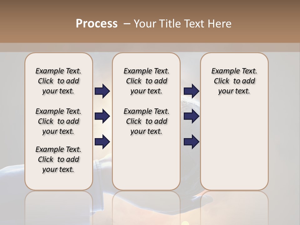 Travel Hand Growth PowerPoint Template