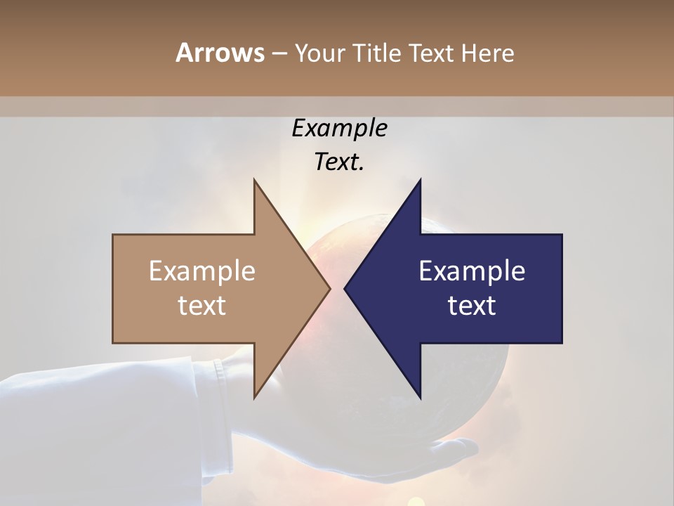 Travel Hand Growth PowerPoint Template