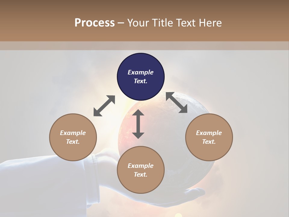 Travel Hand Growth PowerPoint Template