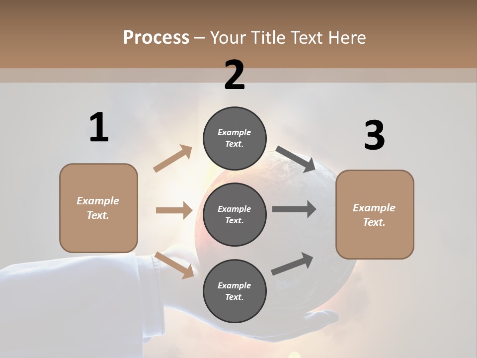 Travel Hand Growth PowerPoint Template