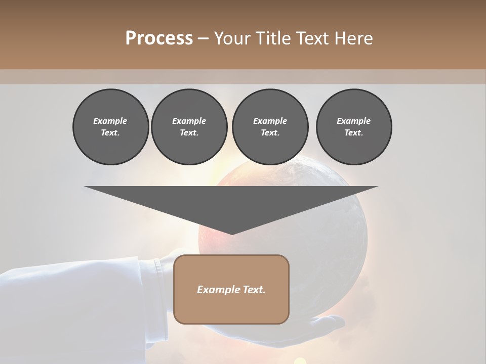 Travel Hand Growth PowerPoint Template
