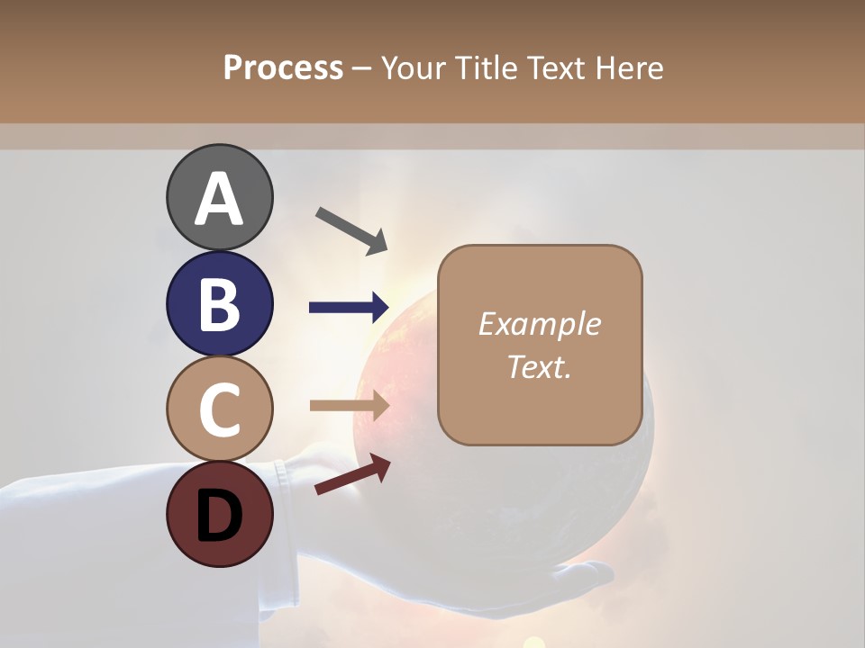 Travel Hand Growth PowerPoint Template