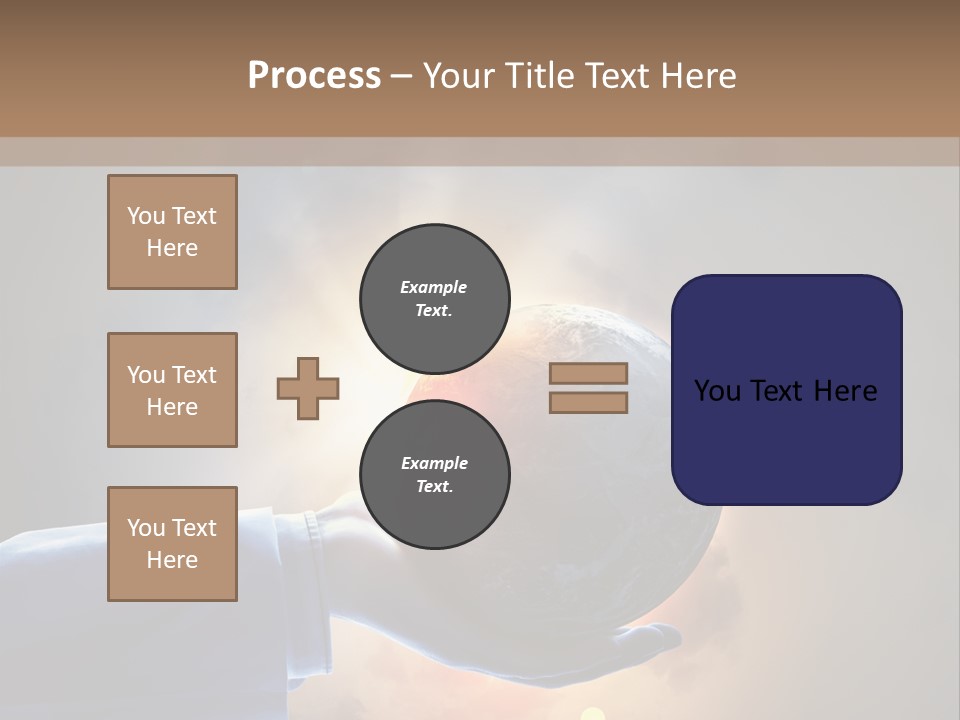 Travel Hand Growth PowerPoint Template