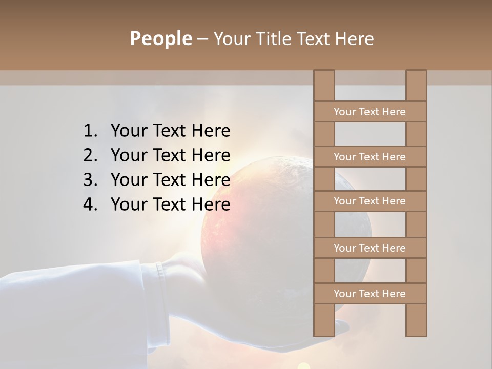 Travel Hand Growth PowerPoint Template
