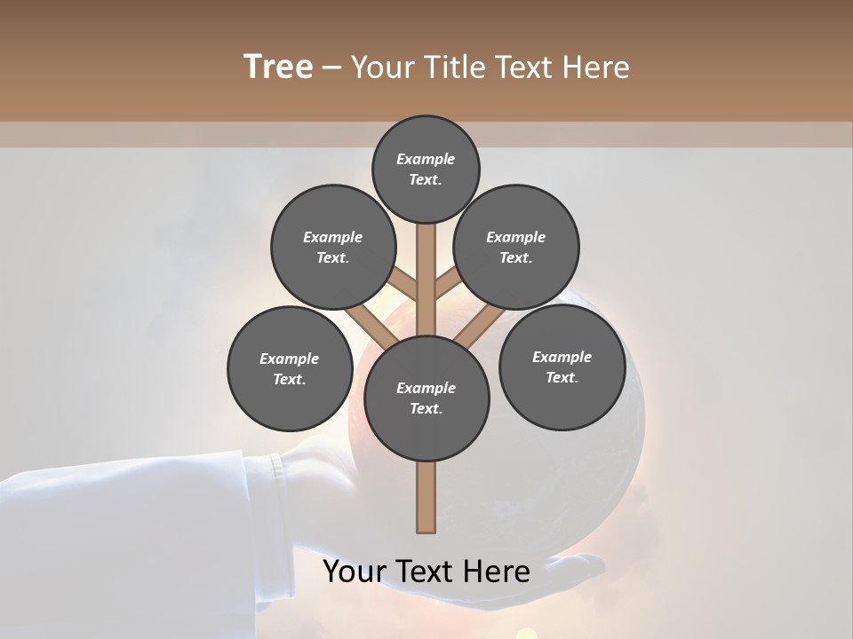 Travel Hand Growth PowerPoint Template