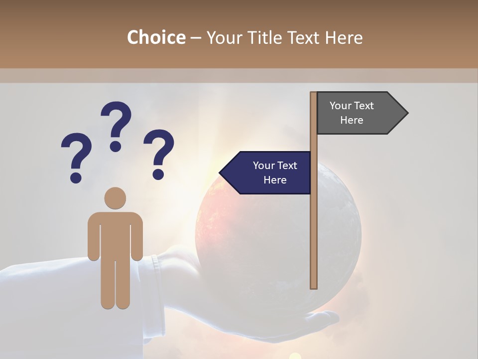 Travel Hand Growth PowerPoint Template