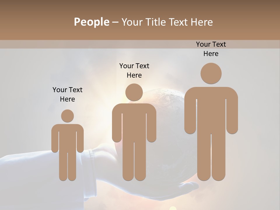 Travel Hand Growth PowerPoint Template