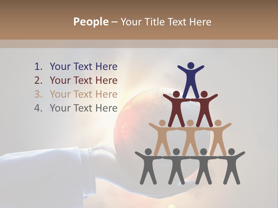 Travel Hand Growth PowerPoint Template