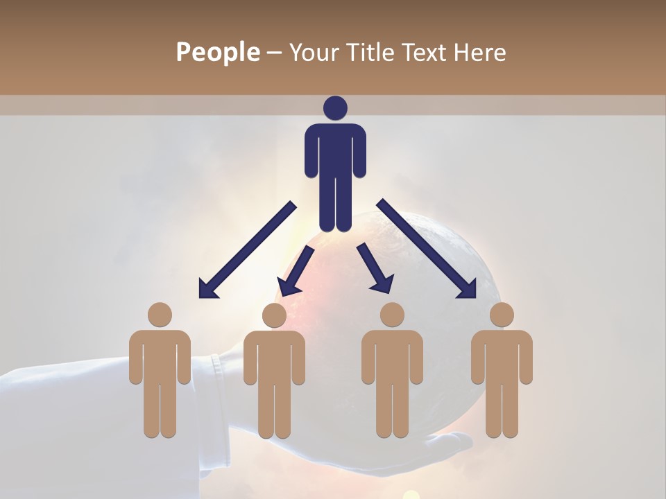 Travel Hand Growth PowerPoint Template