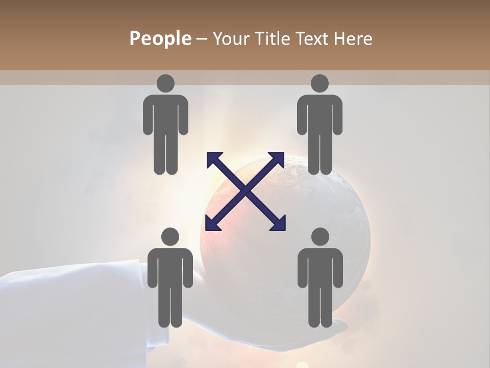 Travel Hand Growth PowerPoint Template