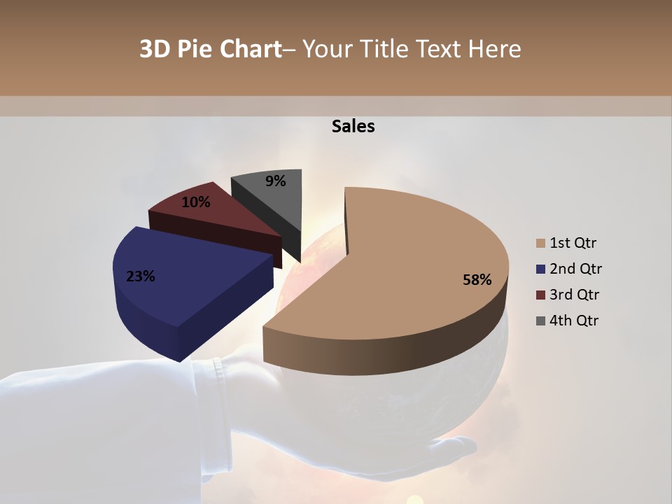 Travel Hand Growth PowerPoint Template