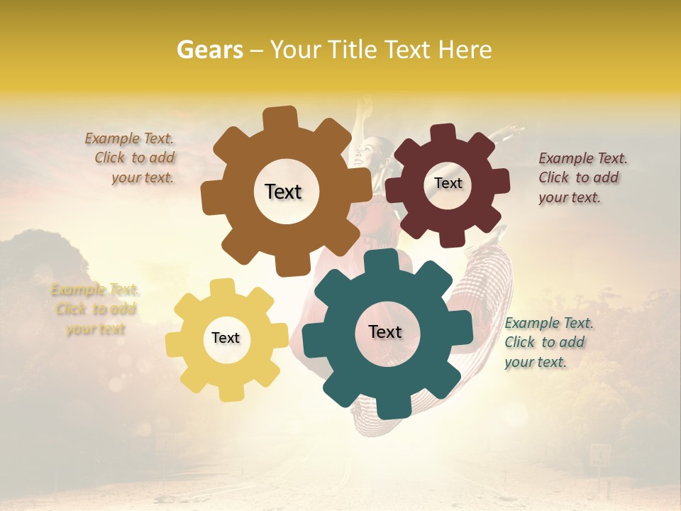 Person People Dance PowerPoint Template