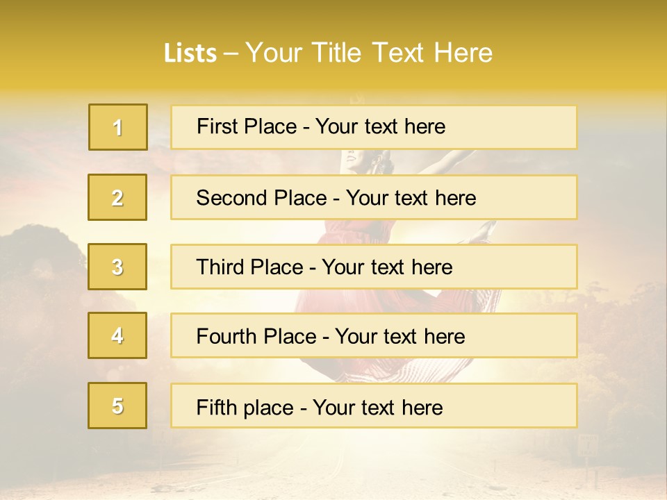 Person People Dance PowerPoint Template